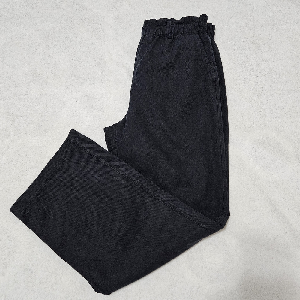 Rails Lira Pants Black Washed Size M Tencel Cotton Lightweight - Picture 14 of 16